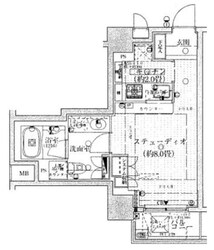 日本橋ヴォアールの物件間取画像